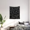 akatsuki cloud black white tapestries 1 - Anime Tapestry UK Store