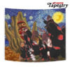 akatsuki gedo statue naruto starry night tapestry twin 6570in 782 - Anime Tapestry UK Store