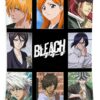 anime bleach main characters fantasy anime transparent - Anime Tapestry UK Store