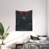 best selling black demon wolf tapestries 1 - Anime Tapestry UK Store
