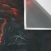 best selling black demon wolf tapestries 2 - Anime Tapestry UK Store