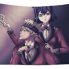 black clover x kakegurui dwight v scott - Anime Tapestry UK Store