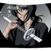 bleach japanese art rukia kuchiki fantasy anime transparent - Anime Tapestry UK Store