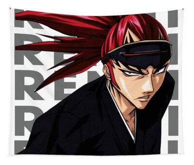 bleach retro name renji abarai fantasy anime transparent - Anime Tapestry UK Store