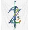 breath of the wild monn print transparent - Anime Tapestry UK Store