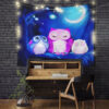 cute owl night tapestry 1200x - Anime Tapestry UK Store