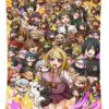 danganronpa makato hajime kaede nagito poster morgan clarke - Anime Tapestry UK Store