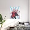 darling in the franxx zerotwo tapestries 1 - Anime Tapestry UK Store