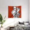 demon hunter in whip sketch art tapestries 1 - Anime Tapestry UK Store