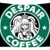 despair coffee danganronpa poster nature palmer morgan - Anime Tapestry UK Store