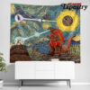 epic battle dragonball z starry night tapestry twin 6570in 118 - Anime Tapestry UK Store