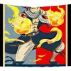 fairy tail retro art natsu dragneel anime art transparent - Anime Tapestry UK Store