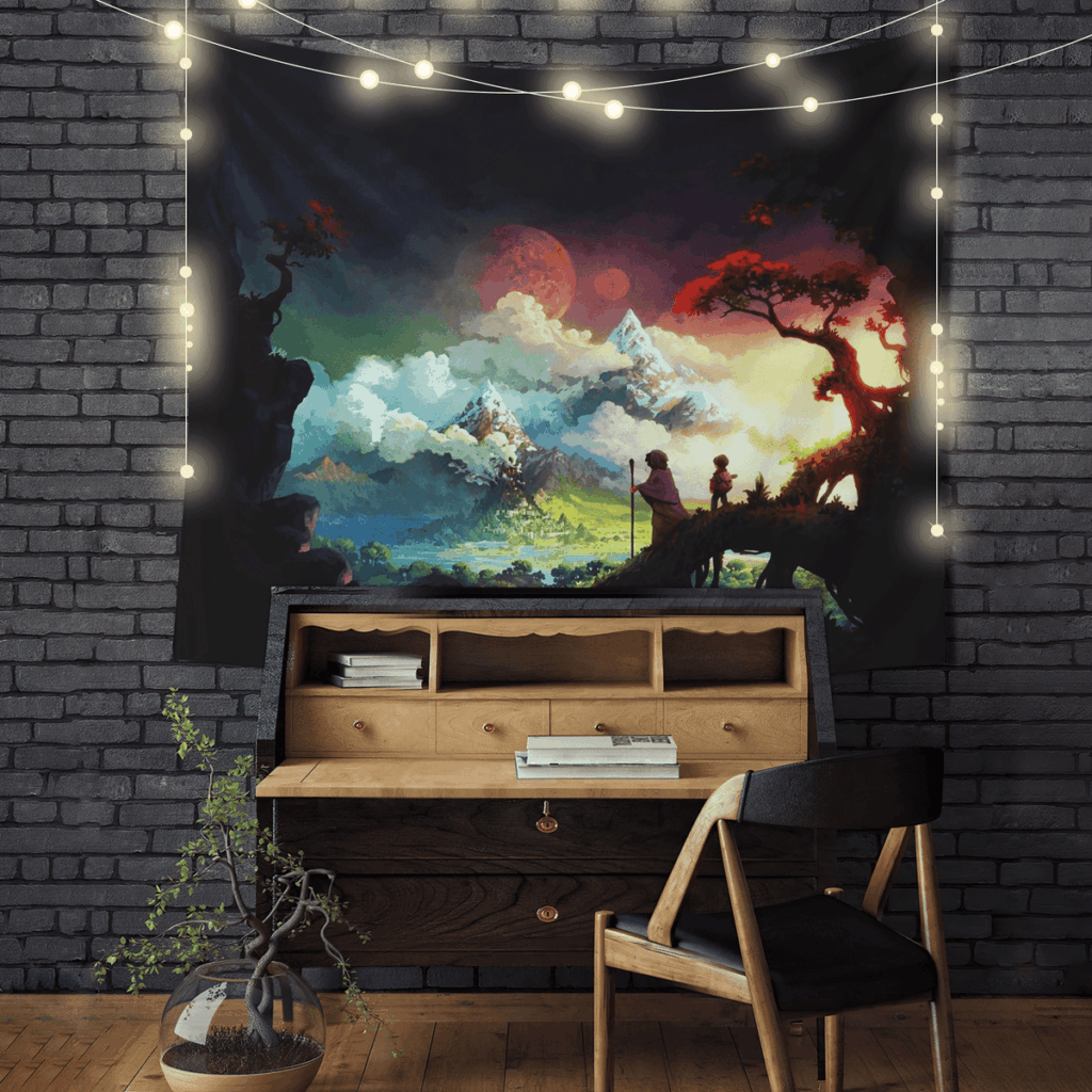 fantasy art tapestry room decor - Anime Tapestry UK Store