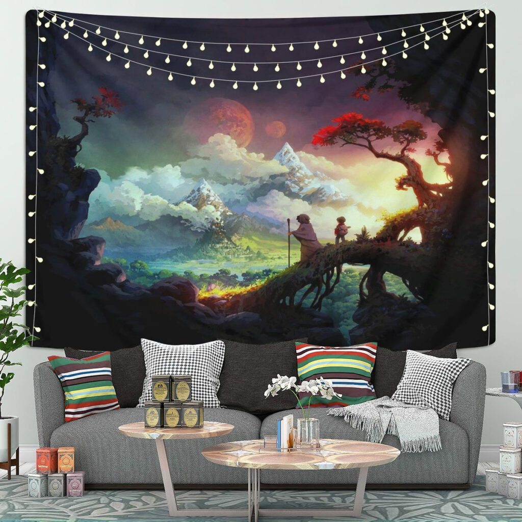 fantasy art tapestry room decor - Anime Tapestry UK Store