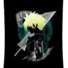 final fantasy vii cring duot transparent - Anime Tapestry UK Store