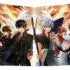 gintama yorozuya amp shinsengumi poster paul nathan - Anime Tapestry UK Store