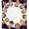 haikyuu karasuno team janic tilton - Anime Tapestry UK Store