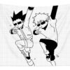 hunter x hunter gon freecss and killua zoldyck pose fantasy anime transparent - Anime Tapestry UK Store