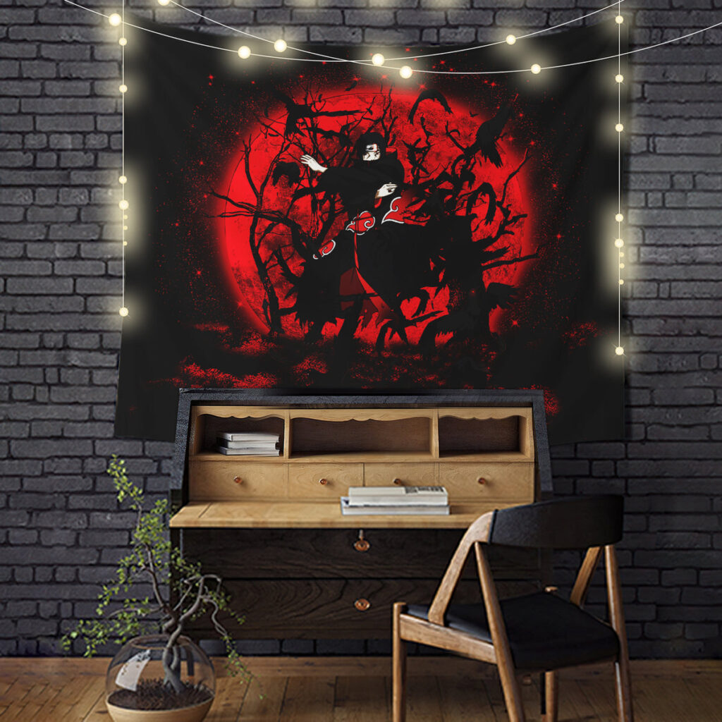itachi moon - Anime Tapestry UK Store