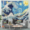 japanese wave the starry night tapestry room decor 705884 1200x - Anime Tapestry UK Store