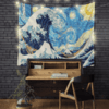 japanese wave the starry night tapestry room decor 980053 130x - Anime Tapestry UK Store