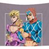 jojos bizarre adventure enjoying ice cream jennye mhyli transparent - Anime Tapestry UK Store