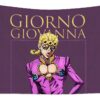 jojos bizarre adventure giorno giovanna jennye mhyli transparent - Anime Tapestry UK Store