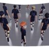 karasuno haikyuu to the top uhae mukou transparent - Anime Tapestry UK Store
