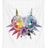 majoras mask monn print - Anime Tapestry UK Store