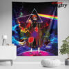 naruto akatsuki astral led pain tapestry twin 6570in 396 - Anime Tapestry UK Store