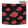 naruto akatsuki cloud tapestry twin 6570in 896 - Anime Tapestry UK Store
