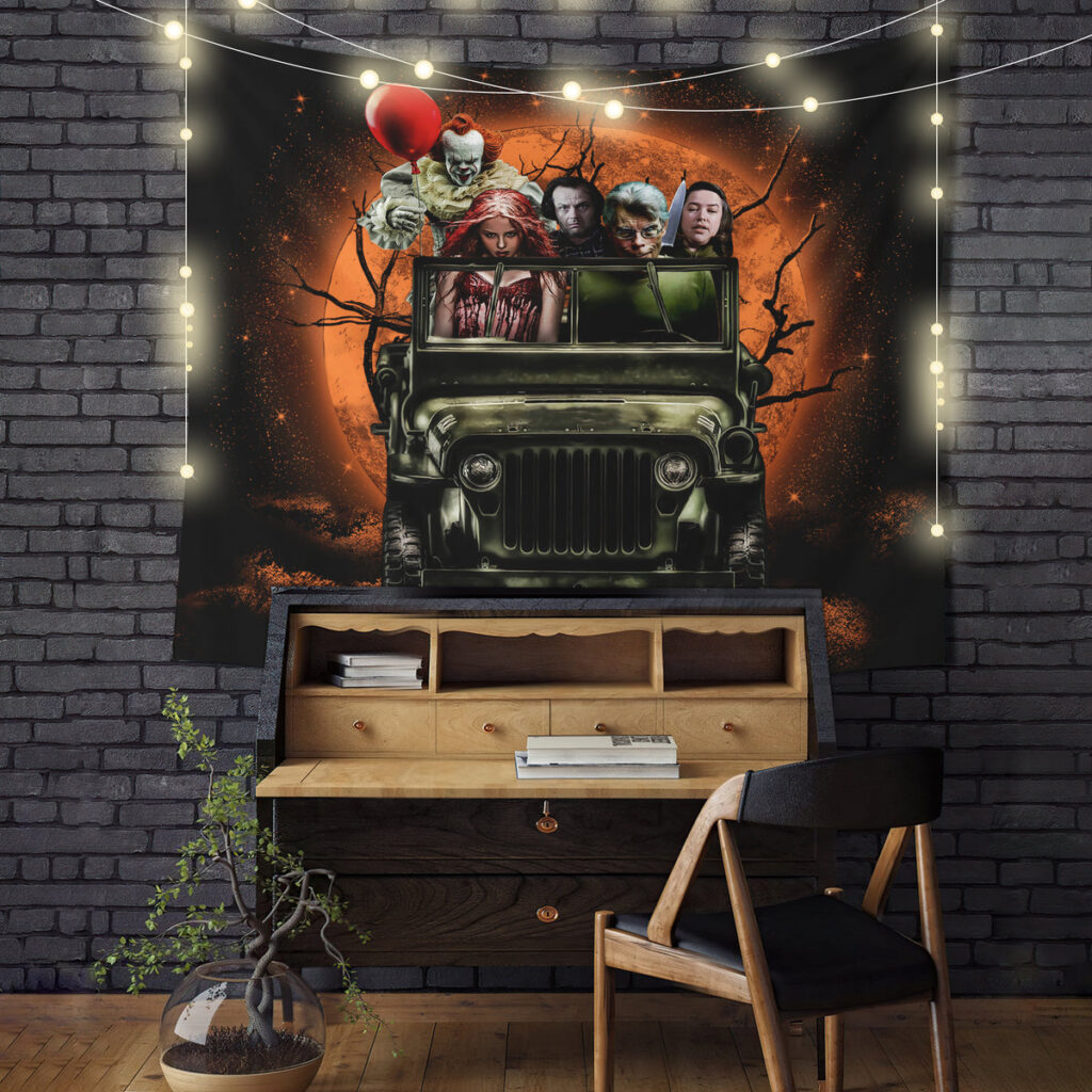 pennywise And Friends Halloween - Anime Tapestry UK Store