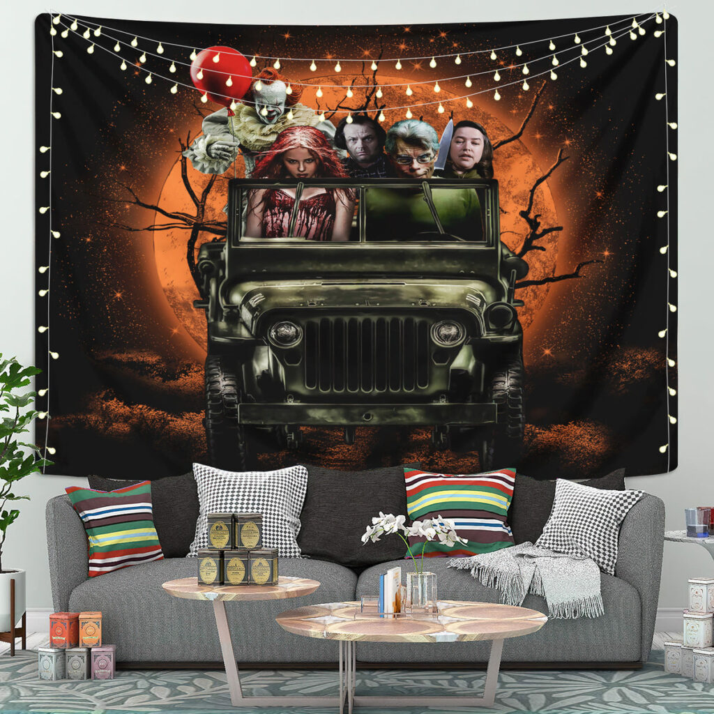 pennywise And Friends Halloween - Anime Tapestry UK Store