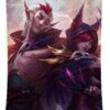 rakan and xayah katsu shirai - Anime Tapestry UK Store