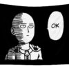 saitama okay sara c myers transparent - Anime Tapestry UK Store