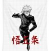 satoru gojo jujutsu kaisen faissal thomas transparent - Anime Tapestry UK Store