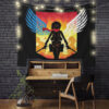 shingeki no kyojin mikasa ackermanattackontitanTapestryMC 1200x - Anime Tapestry UK Store
