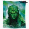 trippy auratic dio jojos bizarre adventure tapestry twin 6570in 666 - Anime Tapestry UK Store