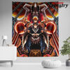 trippy ichigo true shikai bleach tapestry twin 6570in 917 - Anime Tapestry UK Store