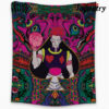 trippy mystic faces hisoka hunter x tapestry twin 6570in 656 - Anime Tapestry UK Store