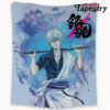 trippy sakata gintoki gintama tapestry twin 6570in 850 - Anime Tapestry UK Store