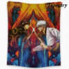 trippy shinsuke vs gintoki gintama tapestry twin 6570in 423 - Anime Tapestry UK Store