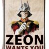 zeon wants you char andrea gatti - Anime Tapestry UK Store