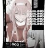 zero two darling in the franxx anime girl home hanging art michael goodwin - Anime Tapestry UK Store