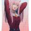 zero two darling in the franxx poster vintage georgia karl - Anime Tapestry UK Store