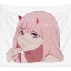 zero two waifu insom nial transparent - Anime Tapestry UK Store
