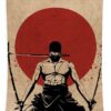 zoro one piece anime ihab design - Anime Tapestry UK Store